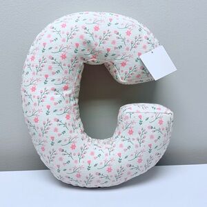 New! The Spring Shop Floral Letter "C" Pillow - White, Pink, & Green Hobby Lobby